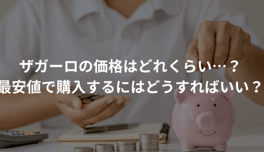 ザガーロの価格はどれくらい…？最安値で購入するにはどうすればいい？