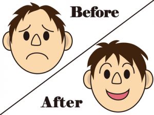 ビフォーアフター　男性