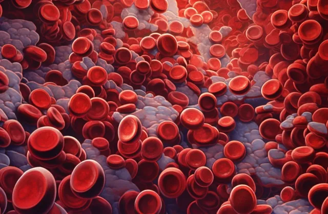 ⑤赤血球が多い